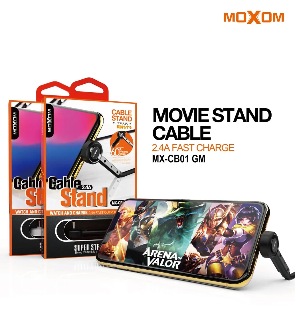 Moxom Movie Game Stand Charging Cable